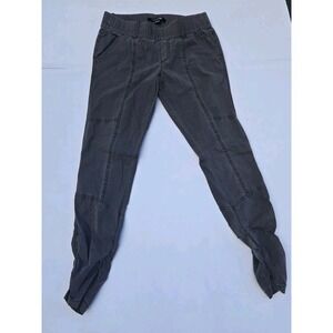 Forever 21 Women's Jogger Pants Medium Gray Elastic Waist Tapered Casual